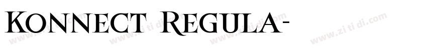 Konnect Regula字体转换
